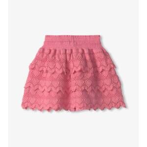 NEW HATLEY girls' floaty mini skort in pink heart